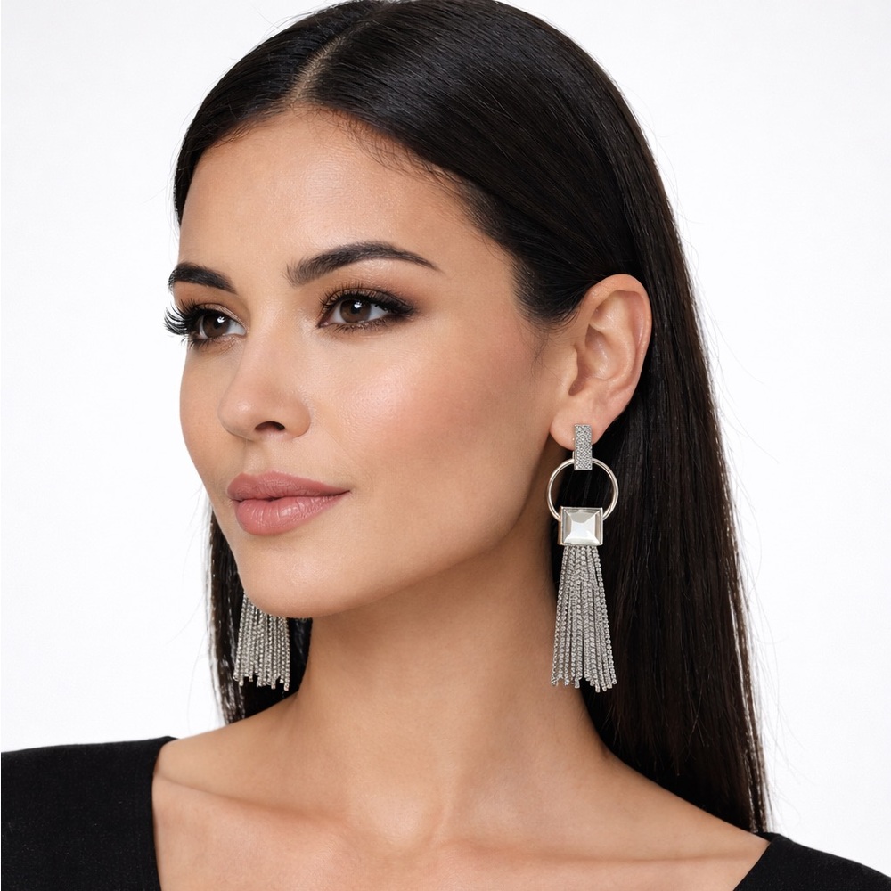 Evening earrings - Picture 2 of 3